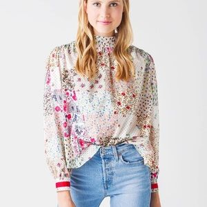 Hunter Bell Sienna Patchwork Blouse